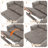 Muli 3-Piece Brown Chenille Sectional Sofa Sleeper with Storage and USB Charge-1306050447