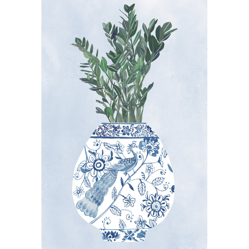 Moonlight Vase I by Melissa Wang - Painting on Canvas, 122cm H x 81cm W, Wrapped Canvas