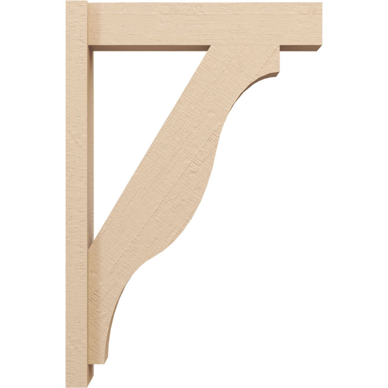 Bois de cèdre brut Funston Block TimberThane Perspector, brun clair apprêté, H 36 po x l 6 po x P 24 po