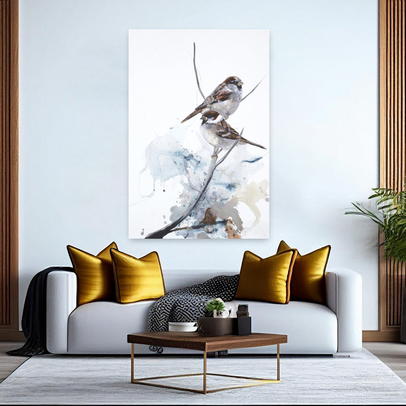 Art animalier contemporain Curiosity 1, H 60 po x l 40 po