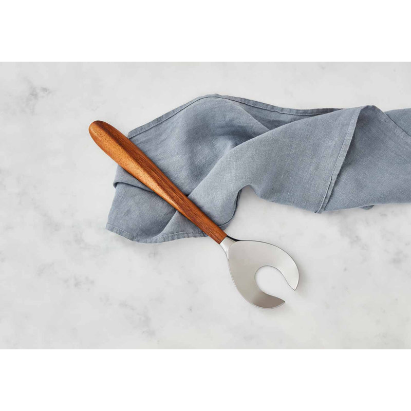 Nambe Curvo Serving Fork