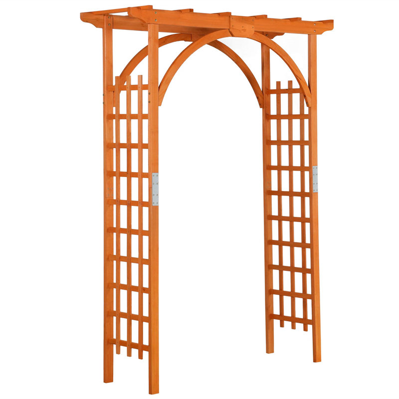 7FT Wood Arbor Arch Trellis
