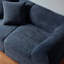 Canapé en tissu de velours 2 places moderne et peu encombrant avec coussins, idéal pour les petits espaces de vie et les bureaux, avec un design doux et compressé-1150210548