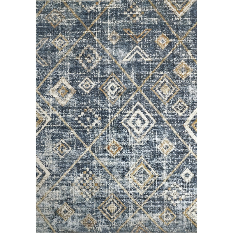Geometric Indoor Rug, Rectangle 3'11" x 5'7"