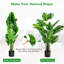 Ensemble d'arbre artificiel 60 po en pot