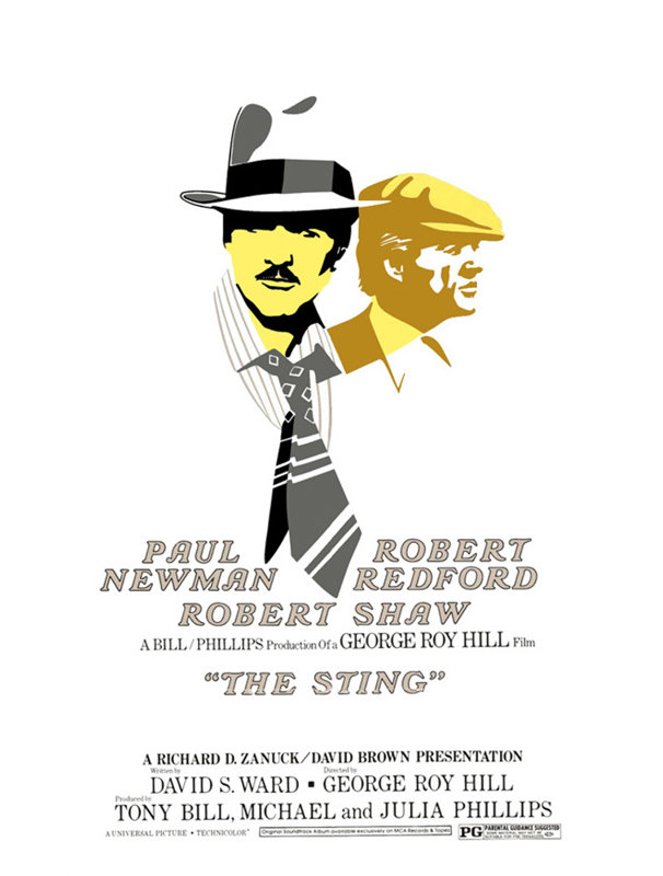 The Sting, 18" H x 11" W