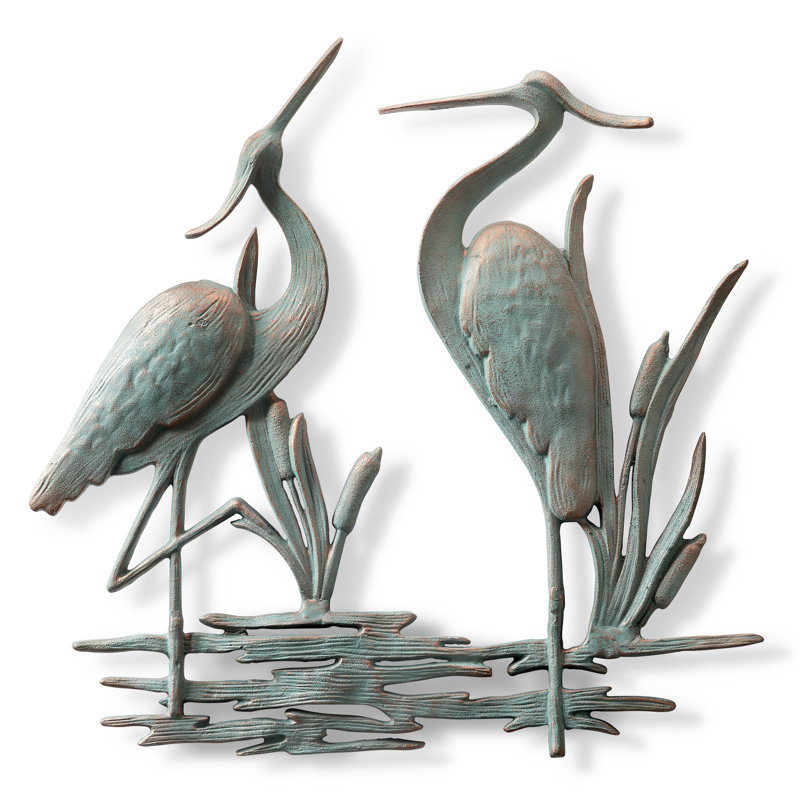 Heron Aluminum Wall Decor