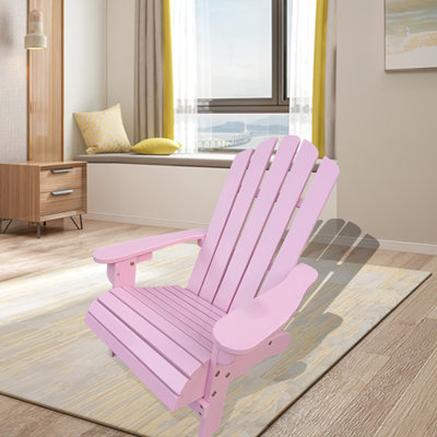 Chaise confortable en bois rose pour - Design, intérieur et extérieur, construction, utilisation polyvalente, assemblage facile requis en bois massif, divers espaces, inclus