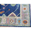 Tapis bleu marine unique de 9 pi x 12 pi 1 po