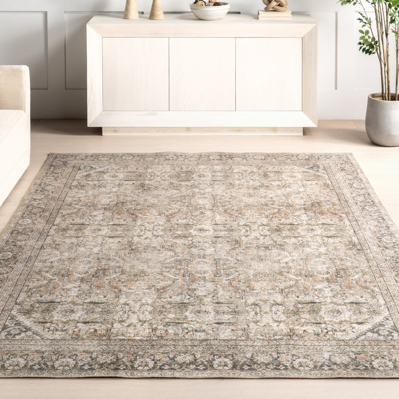 Tapis en mélange de jute de polyester Jeccica, Rectangle 6 pi 7 po x 9 pi