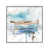 White Floater Framed