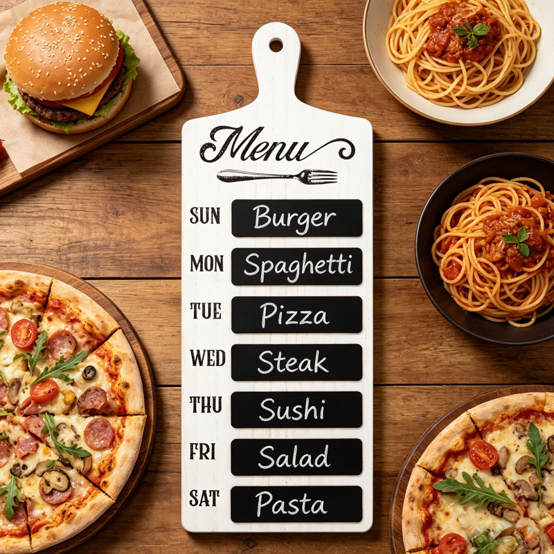 Planificateur de menu Farmhouse Weekly