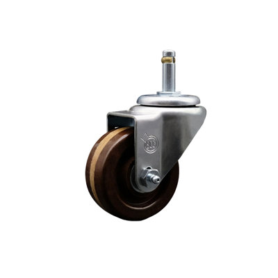 Phenolic Wheel Swivel Grip Ring Stem Caster