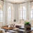  Linen Curtains 2 Panels Set for Living Room/Bedroom, Thick Flax Linen Blend Privacy Window Drapes Rod Pocket & Back Tab with Light Filtering-518703465-518703468