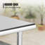 Table de travail commerciale en acier inoxydable avec tablette réglable L 48 po x l 24 po-116982735