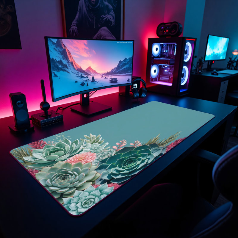 Polyester Desk Pad, 23.6x13.8