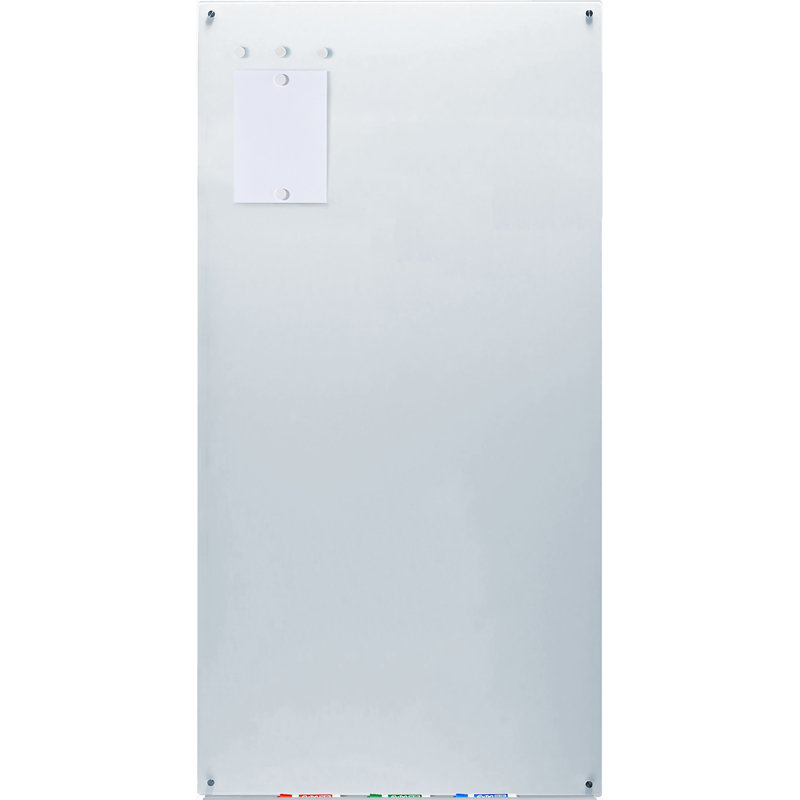 Audio-Visual Direct Magnetic White Glass Board, 36" x 72"