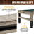 Barrington Billiards Westmont 3-in-1 Combination Table includes 7’ Billiard Table, Table Tennis and Dining Top with Game Accessories & Rolling Storage Caddy