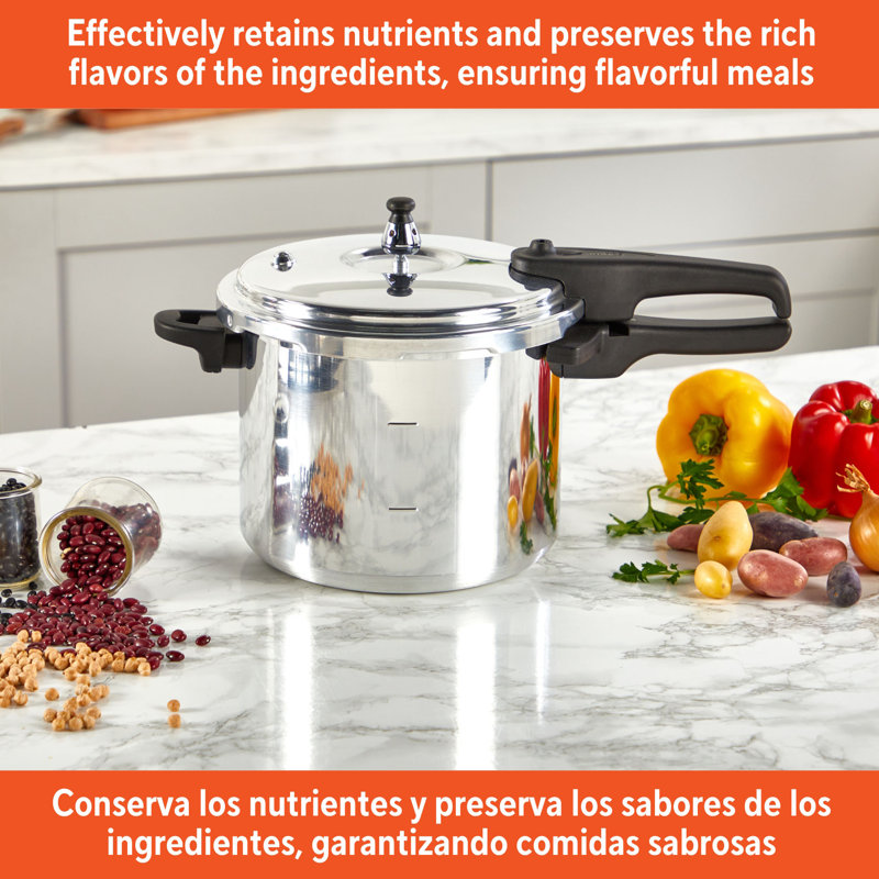 Imusa 7 Qt Aluminum Basic Pressure Cooker