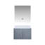 Ensemble de meuble-lavabo mural simple 30 "avec miroir Geneva-87285955-91877425