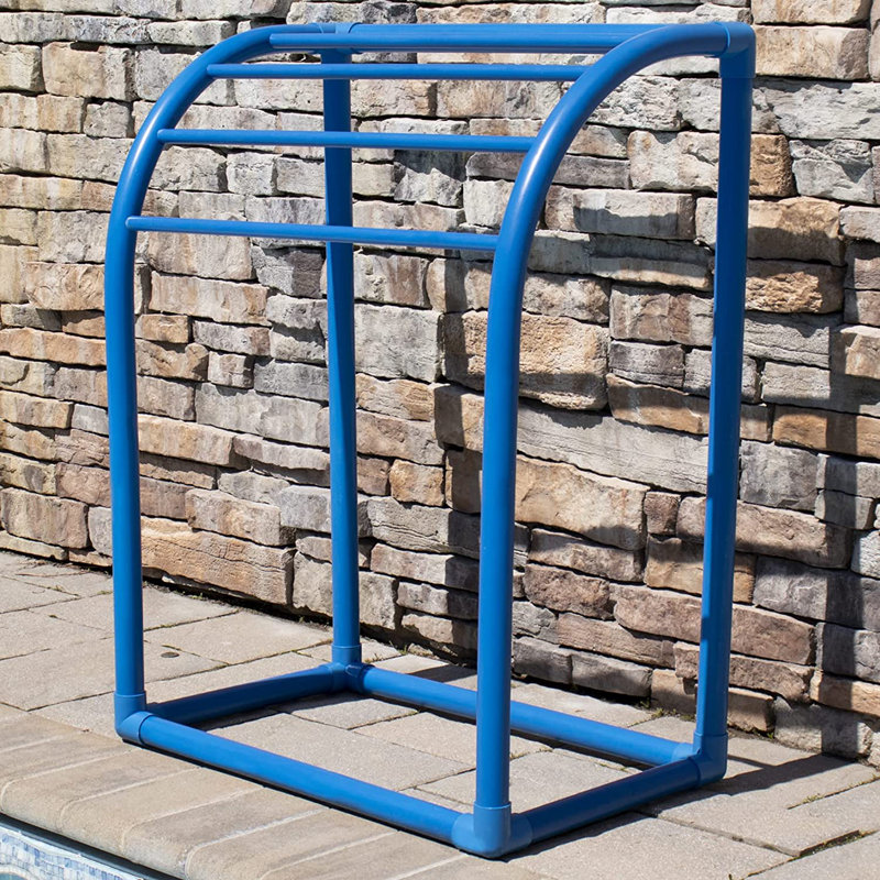 Porte-serviettes sur pied Charlbury, Bleu