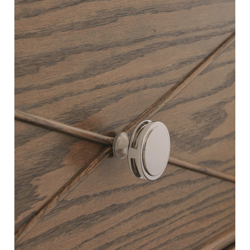 Oberon Mushroom Knob, Polished Nickel, 1.75"