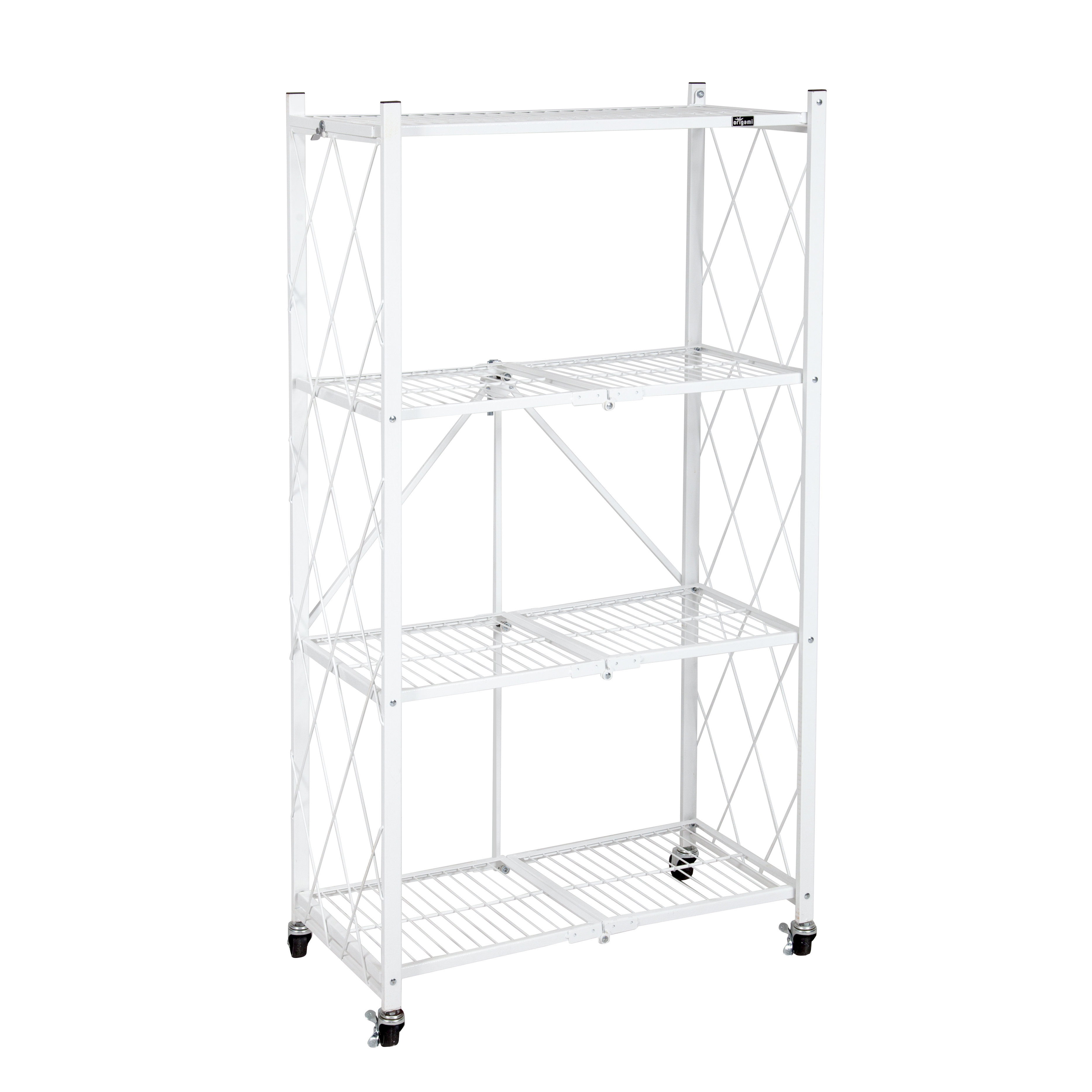 Origami R4-WR Metal Storage Rack with Wheels - Wayfair Canada