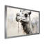 Minimalisme monochrome chameau sur toile-300177225-300177233