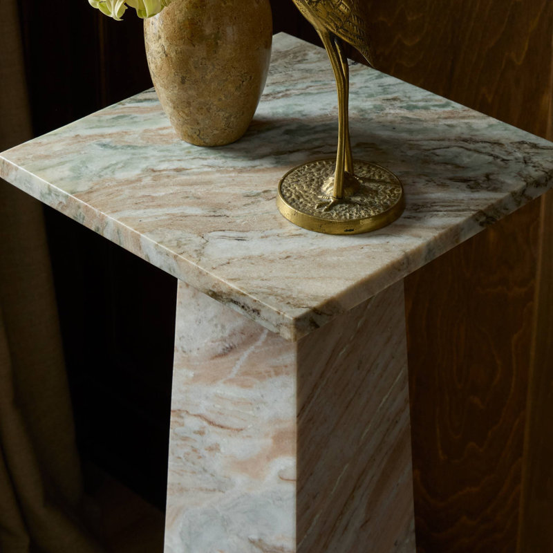Ellric Decorative Object, Beige Marble
