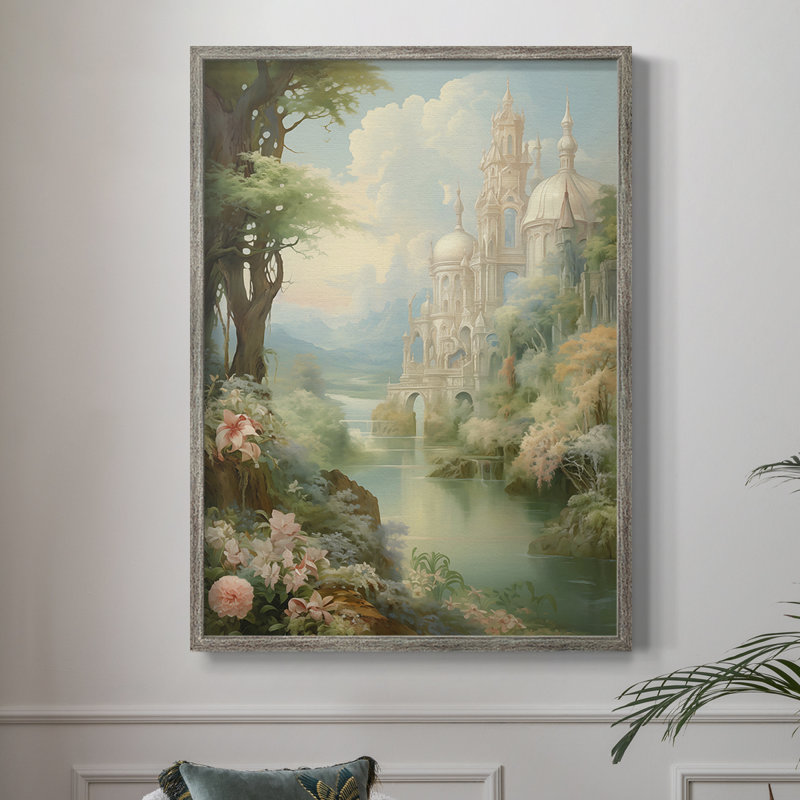«LANDSCAPES Series CCL XXXIX», reproduction encadrée - bois massif, H 21 po x l 17 po
