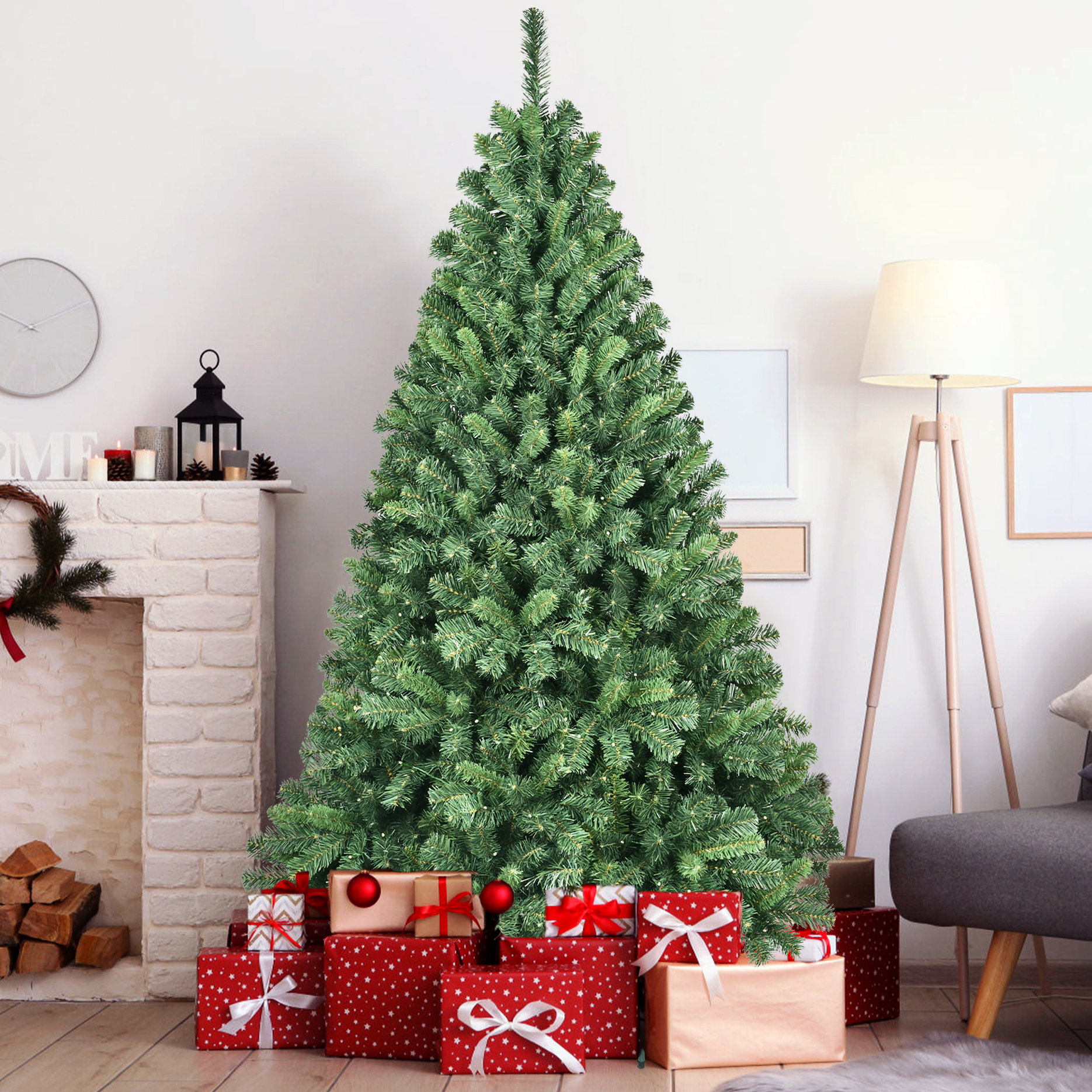 Red Barrel Studio® 7ft Christmas Tree With -controlled 380 Wifi Music ...