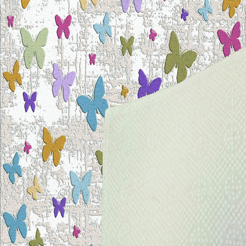 Luxurious 3D Printed Woven Carpet, 55.1 x 86.6 inches | 100% Polyester, Antibacterial, Machine Washable | Non-Slip PVC Felt Dot Underside, 0.3 in Pile Height | Perfect for Living Room, Bedroom & Home Decor