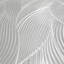 Greyish Off White Pearl Faux Fabric Wave Lines Textured Modern Wallpaper Roll 3d