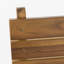 Chaise de salle à manger d'extérieur pliante en bois d'acacia (ensemble de 2)-351583589