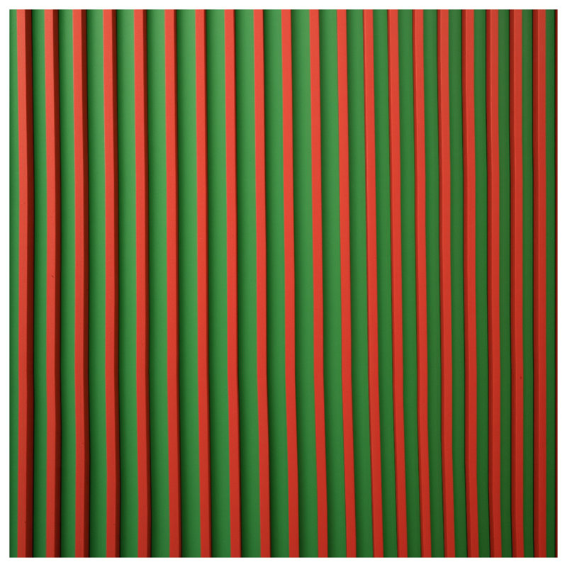 Rideaux de douche vert et rouge à rayures verticales très longs, 70in W x 84in H