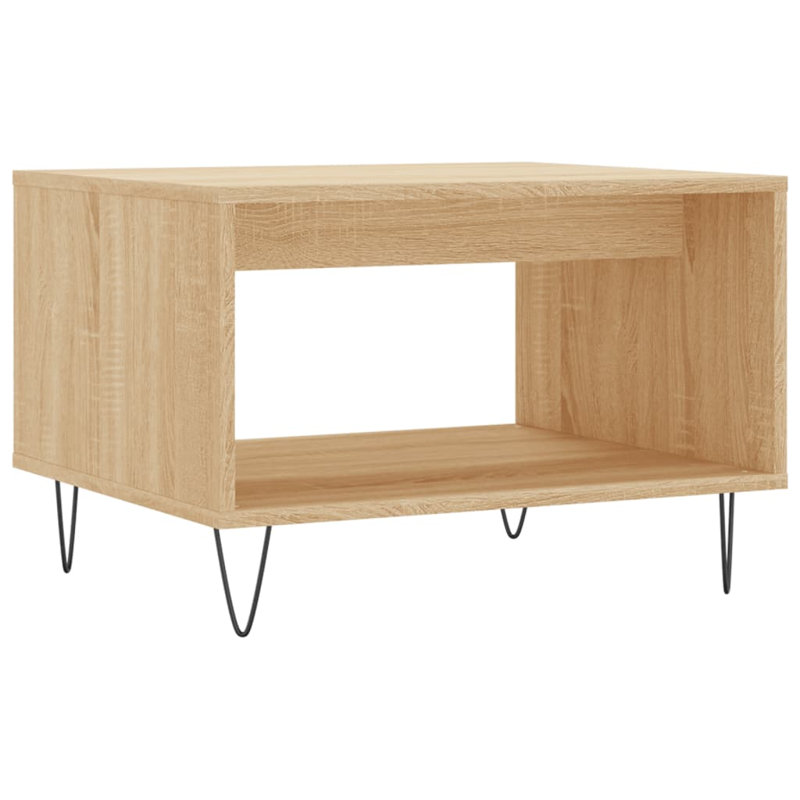 Glendarious Four Leg Coffee Table with Storage, Sonoma Oak