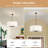 Elynore 6 - Light Dimmable Chandelier Dining Room Light Fixture Drum Light Kitchen Chandelier Dining Table Light