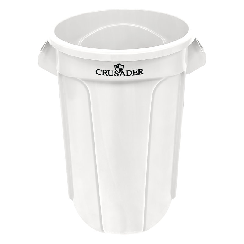 Contenants utilitaires ronds, Blanc, 32 Gal