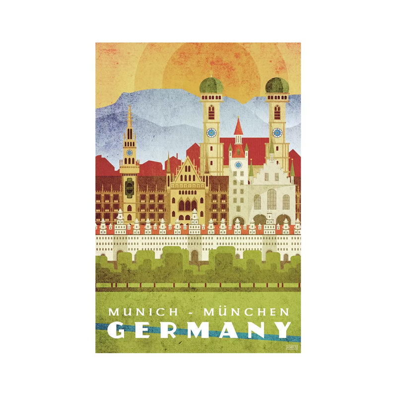 Germany-Munich by Missy Ames - Print on Canvas, 66.04 cm H x 45.72 cm W x 1.91 cm D, Wrapped Canvas