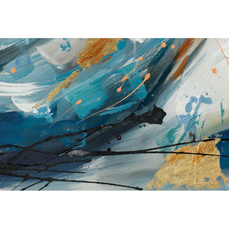 Hand -painted Singing Water Acrylic Painting