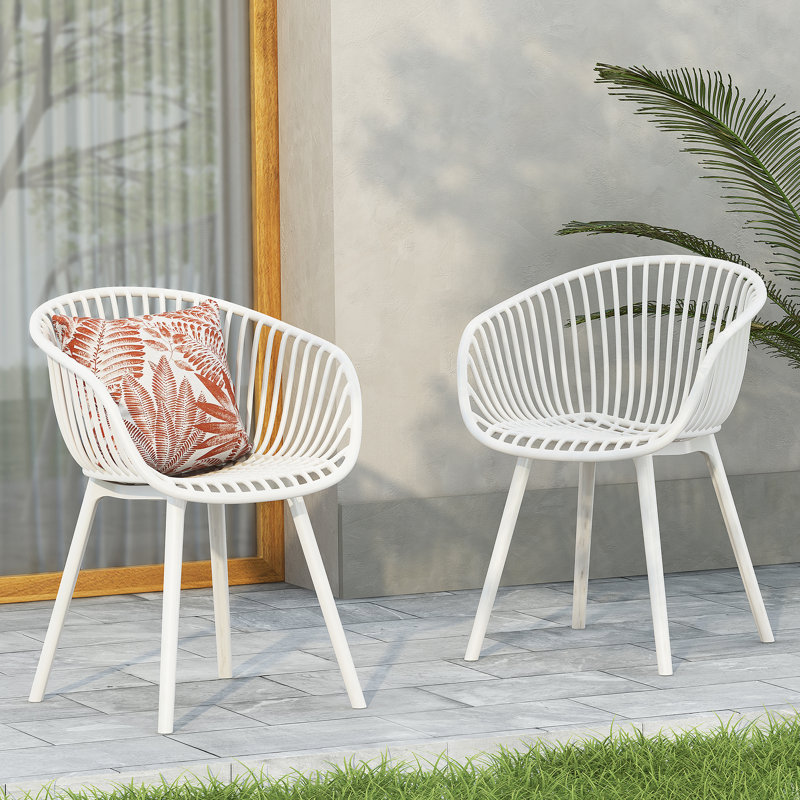 Chaise Mykonos (ensemble de 2), Blanc
