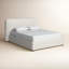 Crosby Upholstered Low Profile Platform Bed-1961219857-1927332643