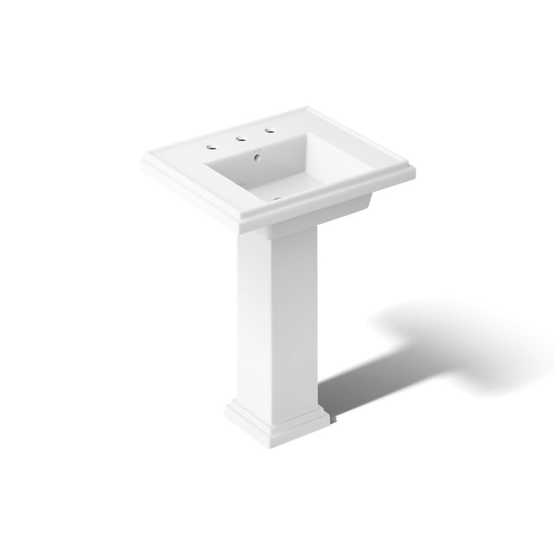 Tresham Fireclay Pedestal Bathroom Sink Kohler 