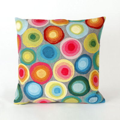 Puddle Dot Throw Pillow