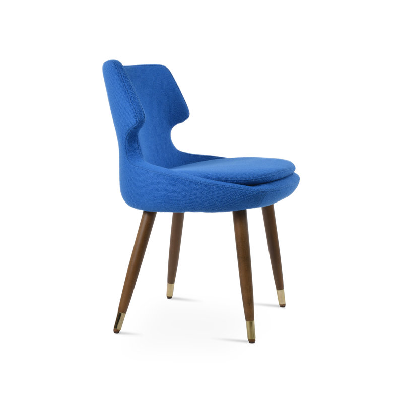 Chaise d'appoint Patara, Bleu foncé