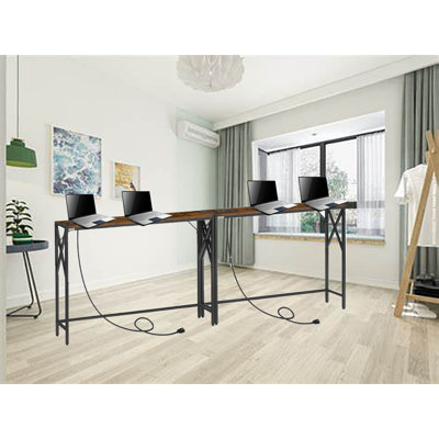 Sofa Table With Charging Station