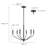 NaN 6 - Light Steel Chandelier