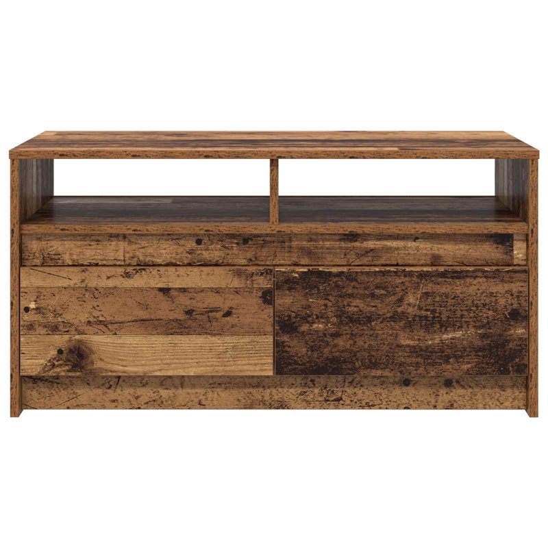 Coffee Table with Storage, Old Wood
