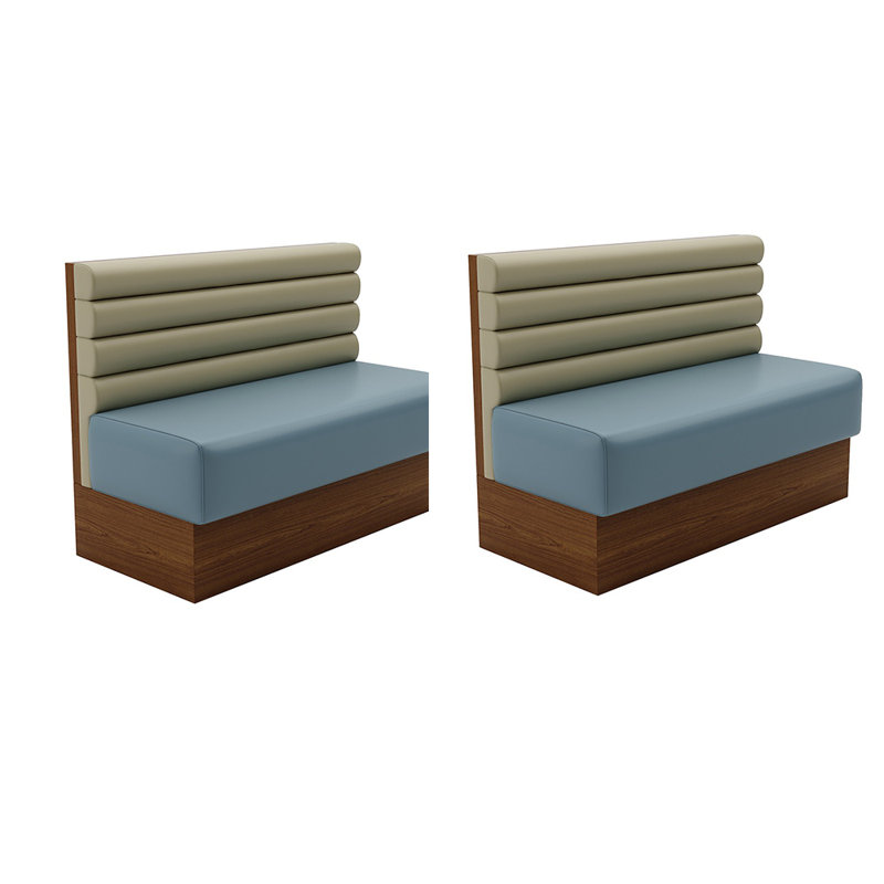 Banc rembourré en similicuir Modern Modern Style