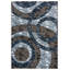 Tapis abstrait gris / ivoire Adonia-1930185772
